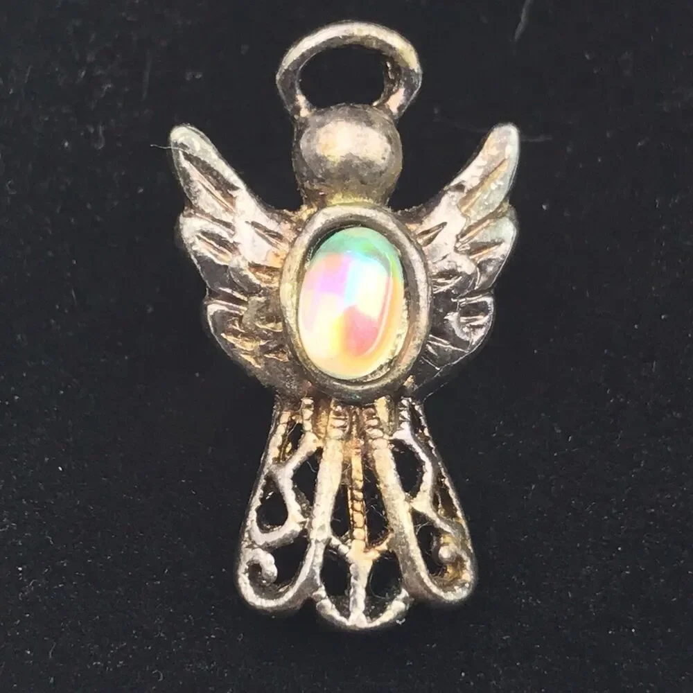 Angel Pin Brooch Vintage Small Christian